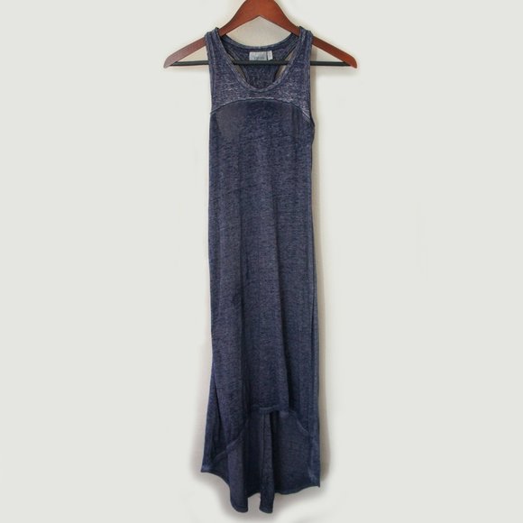 Athleta Sunstone HiLo Burnout Racerback Tank Dress - Picture 1 of 8